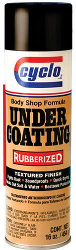 Undercoating - Rubberized - Paintable - Flexible - Black - 16 oz Aerosol - Each thumbnail 1