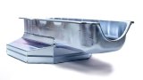 Engine Oil Pan - Competition - Rear Sump - 8 qt - 7 in Deep - Steel - Zinc Plated - 2-Piece Seal - Small Block Chevy - Each thumbnail 1