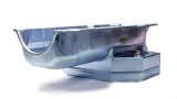 Engine Oil Pan - Competition - Rear Sump - 8 qt - 7 in Deep - Steel - Zinc Plated - 1-Piece Seal - Small Block Chevy - Each thumbnail 1