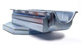 Engine Oil Pan - Rear Sump - 7 qt - 6.5 in Deep - Steel - Zinc Plated - 2-Piece seal - Small Block Chevy - Each thumbnail 1