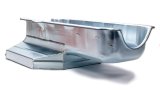 Engine Oil Pan - Rear Sump - 7 qt - 6.5 in Deep - Louvered Windage Tray - Steel - Zinc Plated - 1-Piece Seal - Small Block Chevy - Each thumbnail 1