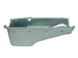 Engine Oil Pan - Street / Road Race - Rear Sump - 5 qt - 7.5 in Deep - Steel - Zinc Plated - 2-Piece Seal - Small Block Chevy - Each thumbnail 1