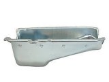 Engine Oil Pan - Street / Road Race - Rear Sump - 5 qt - 7.5 in Deep - Steel - Zinc Plated - 1-Piece Seal - Small Block Chevy - Each thumbnail 1