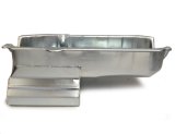 Engine Oil Pan - Street / Strip - Wet Sump - 8 qt w/Filter - 8 in Deep - Aluminum - Natural - 1-Piece Seal - Small Block Chevy - Each thumbnail 1