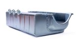 Engine Oil Pan - Pro Series - Dry Sump - 5.125 in Deep - Three 12 AN Male Passenger Side Pickups - Steel - Zinc Plated - 2-Piece Seal - Small Block Chevy - Each thumbnail 1