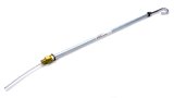 Engine Oil Dipstick - Solid Tube - Pan Mount - 17 in Long - 1/2-20 in Male Fitting - Steel - Chrome - Big Block Chevy - Each thumbnail 1