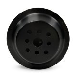 Water Pump Pulley - 1:1 Ratio - V-Belt - 2 Groove - 5.813 in Diameter - Aluminum - Black Anodized - Short Water Pump - Small Block Chevy - Each thumbnail 1