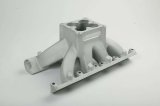 Intake Manifold - 4.0 - Dominator Flange - 9.500 in Deck Height - Aluminum - Natural - Small Block Ford - Each thumbnail 1
