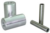 Spring Shackle Bushing - 2 in OD x 3.625 in long - 1/2 in Bolt - Aluminum - Natural - GM F-Body / X-Body - Pair thumbnail 1