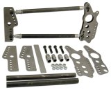 Four Link Kit - Magnum Series - Weld-On - Brackets / Hardware Included - Steel / Chromoly - Natural - 3 in Axle Tubes - Kit thumbnail 1