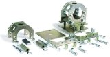 Axle Housing Bracket - Bolt-On - Slider - Steel - Natural - 3 in Axle Tubes - Kit thumbnail 1