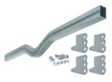 Ladder Bar Crossmember - Weld-On - 2 x 3 x 0.120 in Tubing - 60 in Wide - 3-1/2 in Drop - Steel - Natural - Kit thumbnail 1