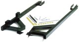 Subframe Connectors - Bolt-On - 2 x 1-1/2 x 0.083 Tubing - Steel - Black Powder Coat - GM F-Body 1982-92 - Kit thumbnail 1