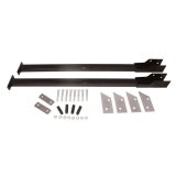 Subframe Connectors - Bolt-On - 2 x 1-1/2 x 0.083 Tubing - Steel - Black Powder Coat - Mopar B-Body 1966-74 - Kit thumbnail 1