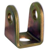 Clevis Bracket - 3/4 in Mounting Hole - 1/2 in Bore - 3/16 in Thick - Steel - Natural - Each thumbnail 1