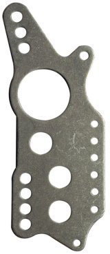Four Link Bracket - Magnum Series - Rear End Bracket - Integral Shock Mounting Holes - Steel - Natural - Each thumbnail 1