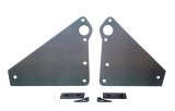 Motor Plate - Front - 9 x 8.25 x 0.25 in - 2-Piece - Aluminum - Natural - Big Block Chevy - Kit thumbnail 1