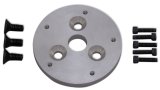 Steering Wheel Adapter - Hardware Included - 5-Bolt Wheel to 3-Bolt Hub - Aluminum - Natural - Universal - Each thumbnail 1