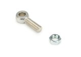 Rod End - Solid - 3/4 in Bore - 3/4-16 in Left Hand Male Thread - Steel - Zinc Plated - Each thumbnail 1