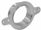 Brake Duct Flange - Body Mount - Driver / Passenger Side - 3 in Tube - 6.5 in Long x 4 in Wide - Aluminum - Each thumbnail 1