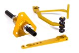 Pedal Assembly - Roller - Gas - Adjustable - 18 Degree Foot Box Mount - Aluminum - Gold Anodized - Universal - Each thumbnail 1