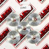 Wheel Spacer - Wide 5 - 5/8-11 in Thread - 0.5 in Thick - Aluminum - Clear Anodized - Set of 5 thumbnail 1