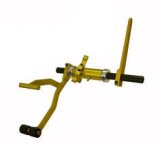 Pedal Assembly - Roller - Gas - Adjustable - 25 Degree Foot Box Mount - Aluminum - Gold Anodized - Universal - Each thumbnail 1