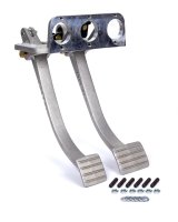 Pedal Assembly - Brake / Clutch - Forward Swinging Overhanging Mount - Aluminum - Natural - Each thumbnail 1