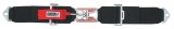 Lap Belt - Latch and Link - SFI 16.1 - 50 in Length - 3 in Width - Pull Down Adjust - Bolt-In - Black - Each thumbnail 1