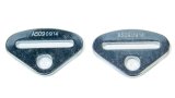 Harness End - Bolt-In - 2 in Slit - Steel - Zinc Plated - Pair thumbnail 1