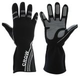 Driving Gloves - All Star - SFI 3.3/5 - Double Layer - Nomex / Leather Palm - Black - Medium - Pair thumbnail 1