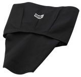 Helmet Skirt - Hook and Loop Attachment - Fire Retardant Cotton - Black - Each thumbnail 1