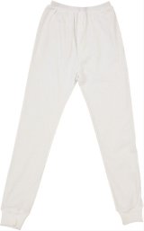 Underwear Bottom - SFI 3.3 - Fire Retardant Cotton - White - Large - Each thumbnail 1