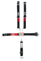 Harness - 5 Point - Latch and Link - SFI 16.1 - Pull Down / Ratchet Adjust - Wrap Around - Individual Harness - Black - Kit thumbnail 1