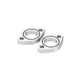 Water Pump Spacer - 1/2 in Thick - O-Ring - Aluminum - Natural - Big Block Chevy - Pair thumbnail 1