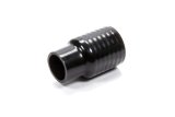 Helmet Air Hose Adapter - Straight - 2 in Hose to 1.5 in Hose - Silicone - Black - Each thumbnail 1