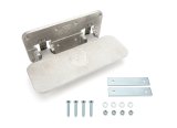 Hitch Step - MEGA STEP - Flat Mount - Fold-Away - Aluminum - Natural - Each thumbnail 1