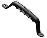 Cab Grab Handle - Exterior - 10 in Long - Mounting Hardware Included - Aluminum - Black Powder Coat - Each thumbnail 1