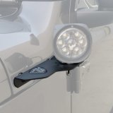 Light Mount - 180 Degree - Light Bar - Adjustable - Steel - Black Powder Coat - Jeep Wrangler JL 2018-19 - Pair thumbnail 1