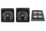 Gauge Kit - RTX Series - Analog - Fuel / Oil Pressure / Speedometer / Tachometer / Voltmeter / Water Temperature - Black Face - GM F-Body 1969 - Kit thumbnail 1