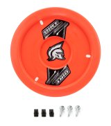 Mud Cover - Gen II - Bolt-On - Hardware Included - Cover Only - Plastic - Neon Red - 15 in Wheels - Each thumbnail 1