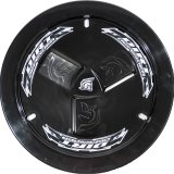 Mud Cover - Bolt-On - Hardware Included - Vented - Cover Only - Plastic - Black - 15 in Wheels - Each thumbnail 1