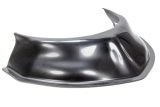 Hood Scoop - 3.5 in Tall - 20 in Wide - Tapered Front - Plastic - Black - Each thumbnail 1