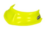 Hood Scoop - 3.5 in Tall - 20 in Wide - Tapered Front - Plastic - Fluorescent Yellow - Each thumbnail 1