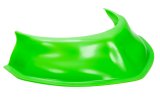 Hood Scoop - 3.5 in Tall - 20 in Wide - Tapered Front - Plastic - Fluorescent Green - Each thumbnail 1