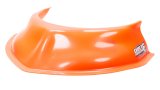 Hood Scoop - 3.5 in Tall - 20 in Wide - Tapered Front - Plastic - Fluorescent Red - Each thumbnail 1
