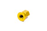 Nut - 3/8-16 in Thread - Aluminum - Gold Anodized - DMI Quick Change Gear Covers - Each thumbnail 1