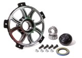 Wheel Hub - Tetris Flyweight - Front - 2 Direct Mount Hubs - Bearings / Dust Cap / Nuts / Wheel Studs Included - Aluminum - Black Anodized - Each thumbnail 1