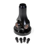 U-Joint Assembly - 2K11 H.D. - 32 Spline to 4-Bolt Flange - Gladiator U-Joint - Aluminum - Black Anodized - Small Block Chevy / Mopar - Each thumbnail 1