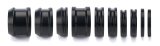 Axle Spacer Kit - 0.375 / 0.750 / 1.000 / 2.000 in Straight - 1.250 / 2.000 / 2.500 in Tapered / Splined - Aluminum - Black Anodized - DMI Sprint Axle - Kit thumbnail 1